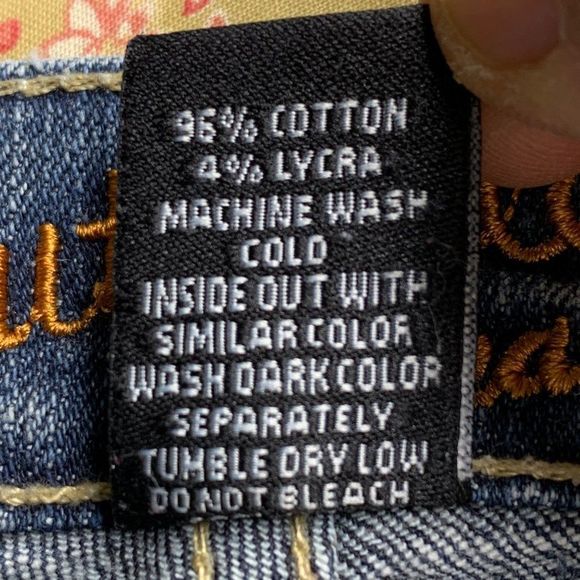 Womens Southpole Jeans Size 9 Boot Vintage Stretch Crop 3176 Mid Rise Short - Picture 7 of 7
